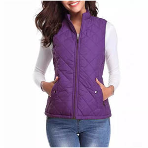 Latest Fashion Autumn Winter <b>Women</b> Quilted <b>Vest</b> <b>Women's</b> <b>Vests</b> <b>Waistcoats</b> Warm Ladies Sleeveless <b>Vest</b> - Product Image 2