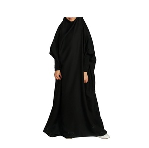 Precio barato mujeres islámicas Abaya elegante manga larga última moda desgaste negro señoras Abaya OEM ODM servicio personalizado - Product Image 5