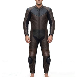 Elegante traje de cuero para motociclistas, cuero de alta calidad, ajuste flexible, perfecto para carreras y uso diario. - Product Image 2