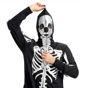Costume Squelette Homme Confortable Et Tendance Idéal Pour Les Fêtes D'Halloween Et De Cosplay - Product Image 5