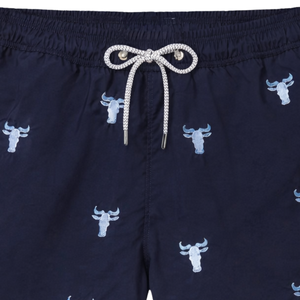 Shorts de bain pour hommes, séchage rapide, caleçons de plage, taille élastique, cordon de serrage, légers, shorts de bain d'été - Product Image 6