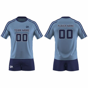 2025 OME Service Volleyball Uniformes Kit Ras Du Cou Sublimation Hommes Volleyball Uniforme Avec Conception Et Taille Imprimées Personnalisées - Product Image 4