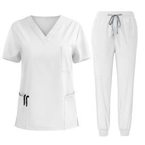 New Hot Selling Wholesale Plus Size Unisex High Quality Spandex/Polyester Twill Fabric Spa Salon <b>Scrub</b> <b>Sets</b> for Hospital Use - Product Image 1