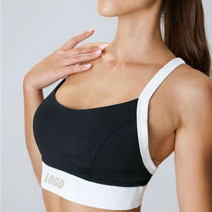 OEM Custom High Quality Workout Sexy Sport Crop Top Quick Dry Breathable Fitness Yoga <b>Bra</b> for Woman - Product Image 1