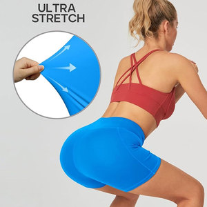Pantalones cortos deportivos para mujer, cómodos, hechos en Pakistán, en stock, para correr, pantalones cortos deportivos para mujer - Product Image 4