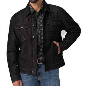 Vente en gros, nouvelle veste en jean grande taille à la mode pour hommes, vêtements et manteaux d'hiver de style décontracté pour hommes - Product Image 2