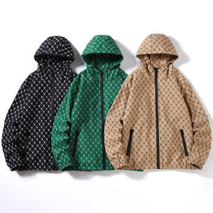 Cortavientos de calle autocultivo para hombre, Sudadera con capucha y solapa, abrigo lavado de otoño, chaqueta cortavientos impermeable de hip-hop - Product Image 2