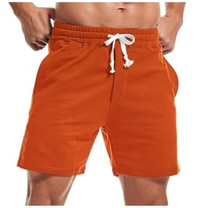 Bermuda pour hommes de qualité supérieure dernière mode et short en polyester à motif solide à la mode teint uni avec cordon de serrage - Product Image 2