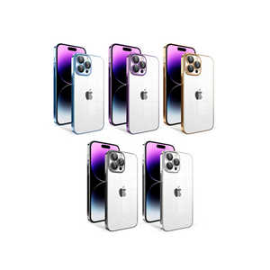 Étui de luxe Netzy 5G pour Vivo Y17, coque en silicone antichoc, cadre argenté, protection de l'appareil photo électro-plaqué pour iPhone 14 Pro Max - Product Image 2