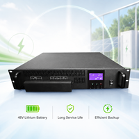 Powermerry SC-IT-1K 1kVA Onduleur en ligne monté en rack avec batterie au lithium 48V Monophasé Onde sinusoïdale pure Temps de transfert 0ms CE ROHS