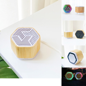 Mini Altavoz Bluetooth Inalámbrico Portátil, Caja de Música con Sonido Estéreo USB, Altavoz de Bambú Moderno - Product Image 6