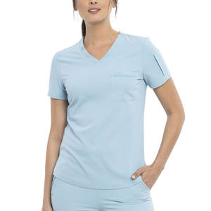 Conjuntos médicos de enfermería personalizados de alta calidad OEM al por mayor logotipo médico de diseño transpirable tejido a la moda para uniformes de hospital - Product Image 1