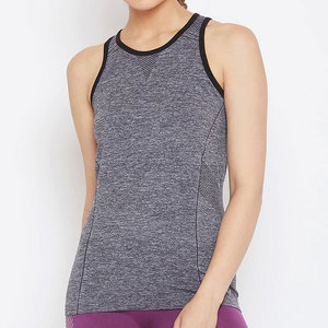 Débardeur en coton grande taille pour femmes, vêtements de sport d'entraînement d'été respirants et confortables avec logo personnalisé motif solide - Product Image 1