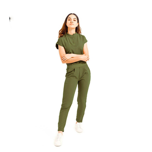 Personnalisé 2024 Soins Infirmiers Scrubs Femmes Uniformes Infirmière Col En V Hôpital Médical Médecin Scrub Costume - Product Image 2