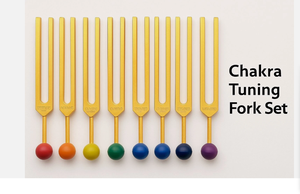 Diapasons de chakra dorés non lestés - Ensemble de 7 diapasons de guérison de qualité supérieure.. - Product Image 2