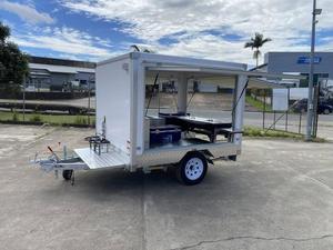 Remolque de Barbacoa y Ahumador Móvil de 8 pies, Totalmente Equipado, con Envío Gratuito, Parrilla Exterior y Cocina para Venta de Comida Ambulante - Product Image 2