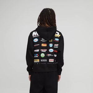 DTF impression sweat à capuche 400 Gsm Boxy poids lourd 100% coton personnalisable impression sweats à capuche prix de gros - Product Image 1