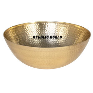 Cuenco de metal martillado para Chocolate, forma redonda, cuenco decorativo para dulces, superventas, venta al por mayor, nuevo cuenco de metal para chocolate - Product Image 5