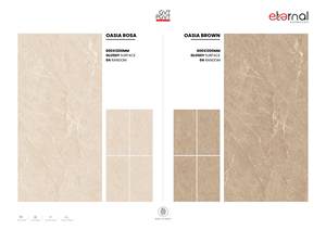 Azulejos de suelo de pared sin fin brillante de porcelana 600x1200 gran formato 24x48 azulejo pulido Premium duradero moderno diseño de calidad de exportación - Product Image 6