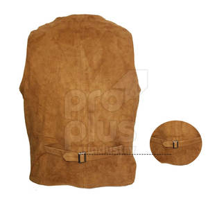 Gilet en cuir décontracté pour homme, prix d'usine, haute qualité, design personnalisé, respirant, écologique, vêtement d'extérieur d'hiver, 100% polyester - Product Image 2