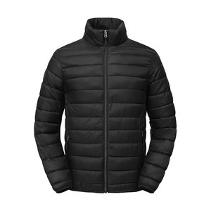 Ultimate Winter Puffer <b>Jacket</b> with Stand Collar Windproof Hoodie Full Zipper Front Pockets-Custom Size <b>Lightweight</b> Warmth - Product Image 1