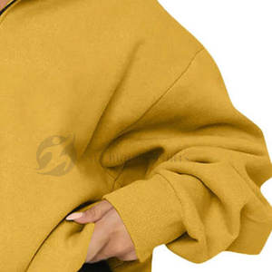 เสื้อแขนยาวผู้หญิงทรงหลวมผ้าแคนวาสระบายอากาศเป็นมิตรกับสิ่งแวดล้อม ผลิตจากผ้าโพลีเอสเตอร์/คอตตอน  แบบซิปหน้า  รุ่นใหม่ล่าสุด  สามารถปรับแต่งได้ - Product Image 6