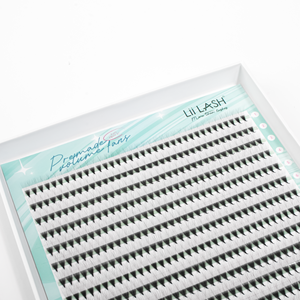 Extensions de cils pré-faites haut de gamme en PBT, plateau pré-fait pour volume russe, cils doux et moelleux, fournitures de cils en gros, colle collée - Product Image 4