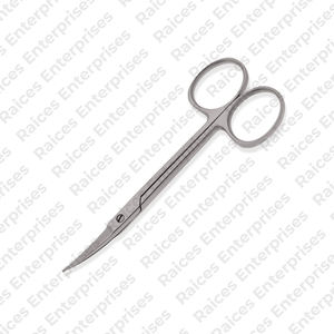 Tijera de tejido de cirugía oftálmica de la mejor calidad, instrumento Médico Quirúrgico multiusos de acero inoxidable con puntas afiladas curvas - Product Image 3