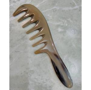 Premium Quality Polished Durable Buffalo Horn Comb for Smooth Detangling and Gentle <b>Scalp</b> <b>Massage</b> for All <b>Hair</b> Types From India - Product Image 4