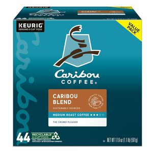 Café Caribou, mélange Caribou, dosettes K-Cup individuelles Keurig, café torréfié moyen, 44 unités - Product Image 1