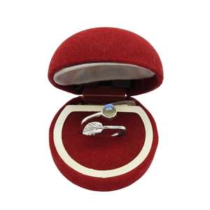 Bijoux bohèmes faits à la main avec un design de feuille réglable Cadeau parfait pour elle Bague en argent sterling 925 avec pierre précieuse labradorite - Product Image 3