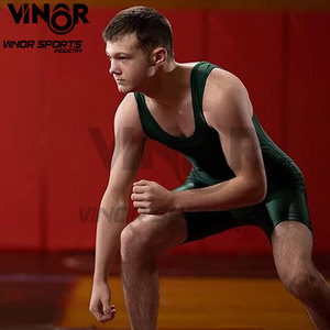 Dernier design Singlet de lutte à séchage rapide pour hommes Singlet de lutte confortable Singlet de lutte Oem Branding Prix de gros - Product Image 4