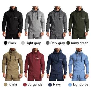 Conjuntos de chándal reversible de algodón 100% de alta calidad para hombre de mejor estilo, ropa deportiva transpirable para invierno de talla grande y ecológica - Product Image 4