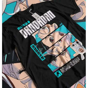 Camiseta de Anime y Manga Dandadan, 100% Algodón Jersey, Transpirable, Ajustada, con Logotipo del Personaje, Patrón Estampado, Tela de 240g/300g - Product Image 3