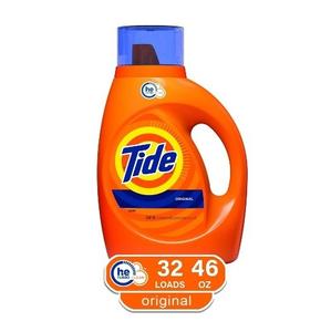 Détergent à lessive liquide Tide Original Scent HE Turbo Clean, 50 oz, 32 brassées - Product Image 2