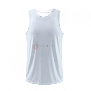 เสื้อกล้าม2025ผู้ชายคอกลมผ้าโพลีเอสเตอร์100% ใส่สบายใส่สบายโลโก้ตามสั่ง - Product Image 1