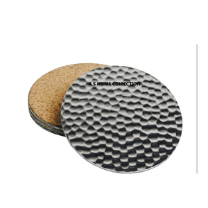 White Marble Brass Inlay Round Shape 4 Pieces Stylish Latest Design <b>Drink</b> Table Decoration <b>Coasters</b> - Product Image 3