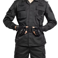 Uniforme de sécurité de haute qualité pour hommes, veste de costume de bureau, prix d'usine, léger, écologique, polyester/coton, manches longues