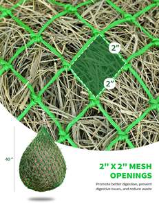 Filet à foin pour chevaux à vitesse lente personnalisé, sac à nourriture pour chevaux, emballage personnalisé, sacs et filets à foin de haute qualité, vente chaude - Product Image 3