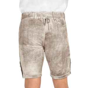 Homme s marron clair allemand Vintage cuir Lederhosen pour bavarois Oktoberfest 2025 authentique allemand bavarois Costume hommes - Product Image 4