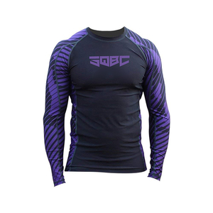 Bjj เสื้อแขนยาวสำหรับผู้ชาย,ชุดออกกำลังกายชุดรัชการ์ดรัดกล้ามเนื้อเสื้อมวยไทยชุดศิลปะการต่อสู้ - Product Image 4