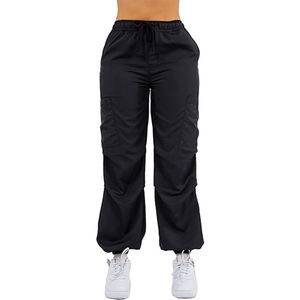 Pantalon baggy à la mode pour femmes mode Streetwear taille haute jambe large décontracté pantalon coupe ample - Product Image 4