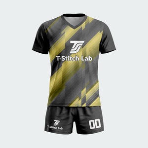 Maillot de volley-ball unisexe à col en V, taille élastique, séchage rapide, respirant, 100 % polyester, imprimé numérique, manches courtes, coupe classique, personnalisable - Product Image 2