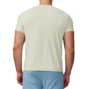 T-shirt à manches courtes pour homme de qualité supérieure, col rond, 100% coton, coupe décontractée, respirant, noir, Camiseta pour un usage quotidien décontracté - Product Image 2