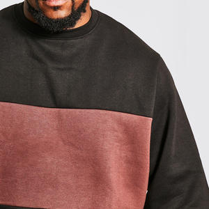 Sudaderas de Forro Polar Extra Grandes Personalizadas de Alta Calidad para Hombre, Cómodas, Transpirables, con Bloques de Color - Product Image 4