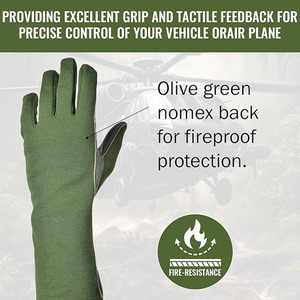 Gants d'entraînement au vol légers de haute qualité personnalisés en gros, meilleurs gants tactiques en cuir pour la sécurité - Product Image 5