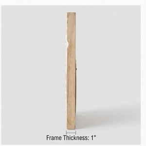Wooden Photo <b>Frame</b> Rectangle 5x7 Inches Palm Leaf <b>Design</b> Rustic <b>Wall</b> Display - Product Image 3