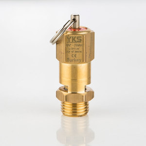 Válvula de Seguridad de Latón Sellada de 3/4'' y 3.9 Bares con Certificación CE - Válvula de Alivio de Presión Tipo Sellado - Material de Latón - Product Image 1