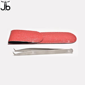 Pince à épiler d'extension de cils personnalisée de marque privée en acier inoxydable emballage personnalisé pince à cils de qualité supérieure - Product Image 4