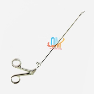 <b>Micro</b> Laryngeal Forceps up with Heart-Shaped Jaw | 22cm Manual Precision ENT Surgery Instrument Set | OldMed - Product Image 4